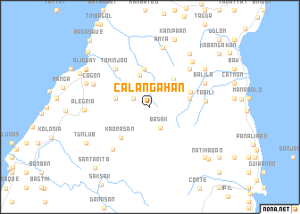 map of Calangahan