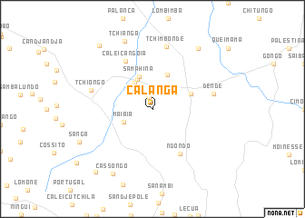 map of Calanga