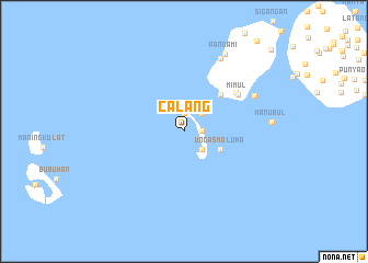 map of Calang