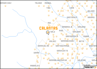 map of Calantas