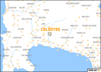 map of Calantas