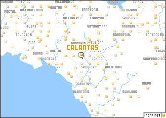 map of Calantas