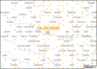 map of Calanzanan