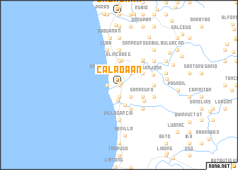 map of Calaoaan