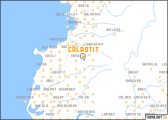 map of Calaotit