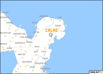 map of Calao