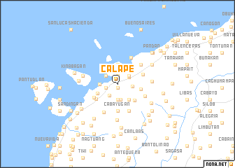 map of Calape