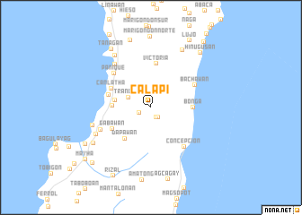 map of Calapi