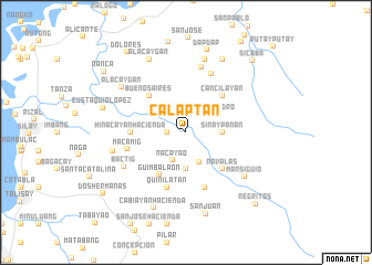 map of Calaptan