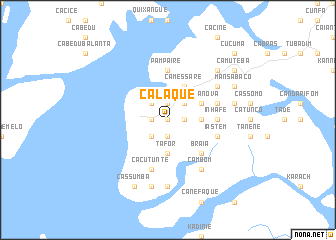 map of Calaque