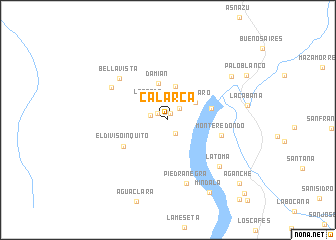 map of Calarca