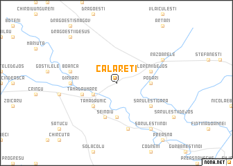 map of Călăreţi