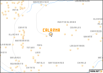 map of Calarma