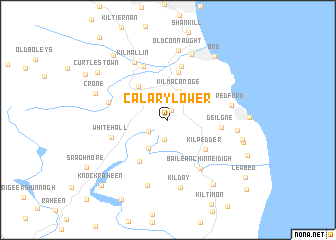 map of Calary Lower