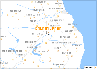 map of Calary Upper