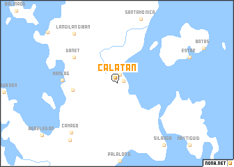 map of Calatan