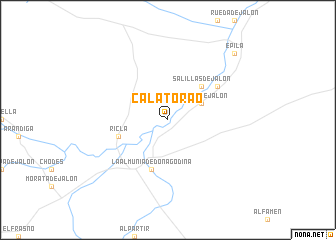 map of Calatorao