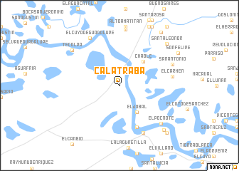 map of Calatraba