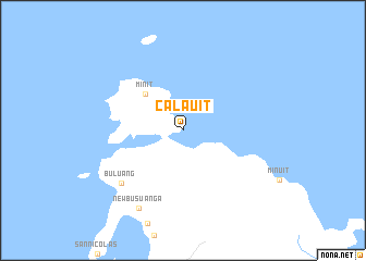 map of Calauit
