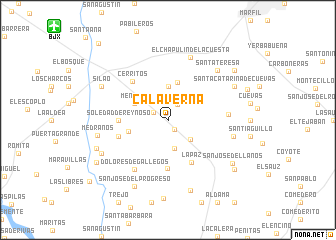 map of Calaverna