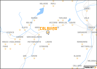 map of Calavino
