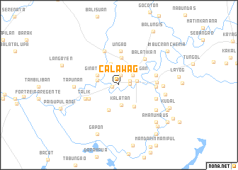 map of Calawag