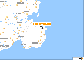 map of Calayugan