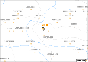 map of Calá