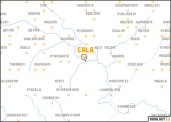 Cala (South Africa) map - nona.net