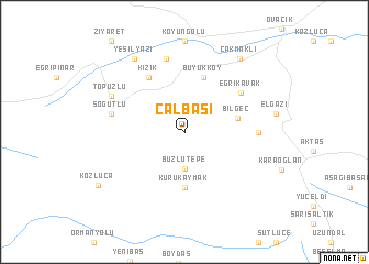 map of Çalbaşı