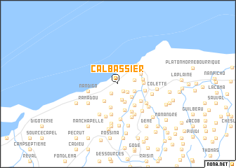 map of Calbassier