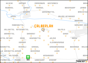 map of Calberlah