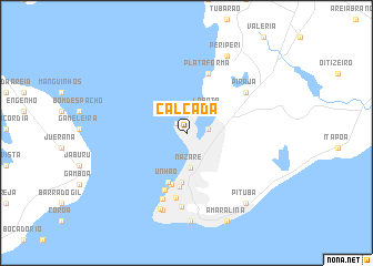 map of Calçada