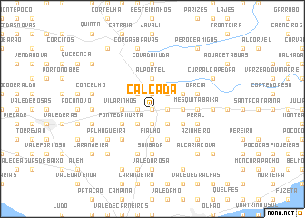 map of Calçada