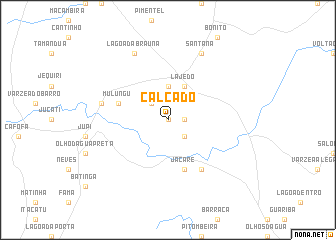 map of Calçado