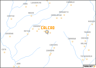 map of Calção
