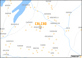 map of Calção