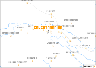 map of Calceta Arriba