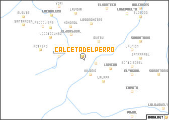 map of Calceta del Perro