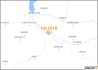 map of Calceta