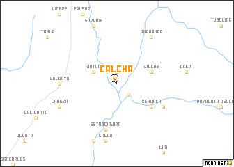 map of Calcha