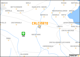 map of Calcinato