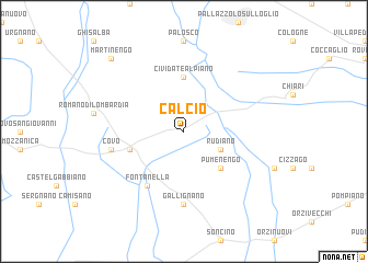 map of Calcio