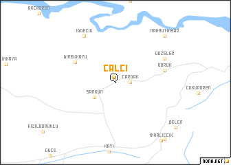 map of Çalçı
