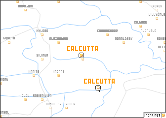 map of Calcutta