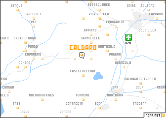 map of Caldaro