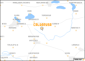 map of Căldăruşa