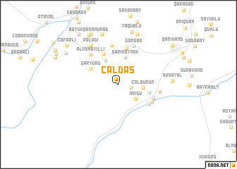 map of Çaldaş