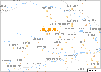 map of Caldavnet