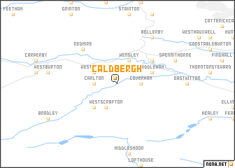 map of Caldbergh
